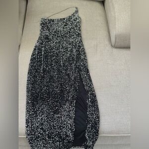 ZARA Sequin Asymmetrical Dress